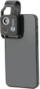 APEXEL 200x Mobilmikroskop, Mini Fickmikroskop, 6 LED-ljusguider, 2 nivåer av ljusstyrkejustering, Förstorande Makrolinskit för Mobilkamera