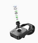 APEXEL 200x Mobilmikroskop, Mini Fickmikroskop, 6 LED-ljusguider, 2 nivåer av ljusstyrkejustering, Förstorande Makrolinskit för Mobilkamera