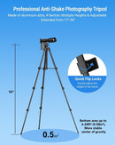 APEXEL Kraftfull 60X Teleobjektiv för iPhone Kameralins och Stativ för Månobservation / Fritid