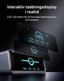 Anker Prime 250 W USB-C-laddare, Ultrasnabb 6-portars GaN, 6 cm LCD-display, Smart Control-kontroller