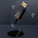 Displayport 2.1 kabel 5m DP80 UHBR20 80Gbps 16/10/8K60H 4K165/144Hz DSC1.2a HDR HDCP2.2 FreeSync G-Sync