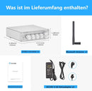 Fosi Audio BT30D-S Bluetooth 5.0 Stereo Audio Receiver Förstärkare 2.1 Channel Hi-Fi Class D Integrated Amp 2X50 Watt