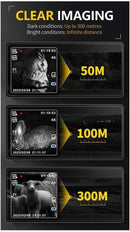 NVS-20 4K HD digital infraröd nattvisionskamera, liten och bärbar för utomhus bruk under nattetid med optisk bild, 6x zoom.