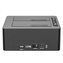 Maiwo K3082C USB C 3.1 GEN2 10Gbps Dockningsstation för 2st 2,5 3,5 SATA HDD SSD upp till 20TB med stöd för UASP, Stöd för SATAIII 6Gbps