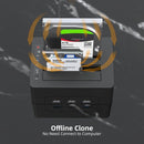 Maiwo K3082H USB 3.1 GEN1 5Gbps Dockningsstation för 2st 2,5-3,5 SATA HDD SSD 2x16TB med stöd för UASP 3xUSB3.1 hubb