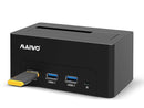 Maiwo K308H USB 3.1 GEN1 5Gbps Dockningsstation för 1st 2,5-3,5 SATA HDD SSD upp till 14TB med stöd för UASP 3xUSB3.1 hubb