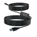 NÖRDIC 10m USB-A 3.2 GEN1 till USB-C 5Gbps Aktiv förlängningskabel
