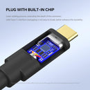 NÖRDIC 10m USB-A 3.2 GEN1 till USB-C 5Gbps Aktiv förlängningskabel