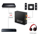 NÖRDIC 192KHz Digital till Analog ljudomvandlare, Toslink och Coaxial till RCA L/R och 3,5mm AUX D/A convertor