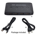 NÖRDIC 4 till 4 USB-A Switch USB3.0 5Gbps