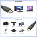 NÖRDIC 5m USB-C 3.2 GEN1 till USB-A 5Gbps Aktiv förlängningskabel