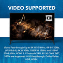 NÖRDIC 8K HDMI 2.1 ARC Extractor - SPDIF + 3.5mm extrahering, HDMI CEC Dolby Digital/DTS, Atmos, Dolby Vision, HDR10+