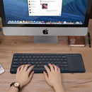 NÖRDIC trådlös 2,4G Tangentbord med pekplatta 78 tangenter IOS Android Windows US layout