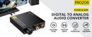 NÖRDIC Digital 5.1CH Koaxial/Toslink till Analog DAC 192Khz DTS Dolby AC3