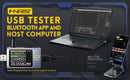 FNIRSI Digital USB tester voltmeter och kabeltestare