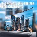 NÖRDIC HDMI 2.1 Splitter 1 till 2 8K60Hz 4k120Hz