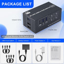 NÖRDIC KVM Switch 4 till 2 HDMI 2.1 8K@60Hz 4K@120Hz 4xUSB-A