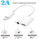 NÖRDIC Lightning Audio adapter med laddning Non MFI