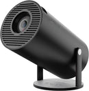 NÖRDIC Mini Portable Projector 720p HD-stöd Android 11 – WiFi 6, BT 5.0, 180° rotation, hemmabioprojektor