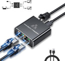 NÖRDIC RJ45-splitter 1 till 2 Ethernet Giga 1000Mbps Nätverk