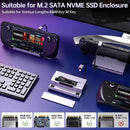 NÖRDIC Steam Deck dockningsstation 1 till 7 - 1xHDMI 2.0 (4K60Hz), 1xM.2 SSD, 1xUSB-C PD 100W, 2xUSB-A 3.0, 1xUSB-A 2.0, 1xGigabit Ethernet