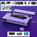 NÖRDIC Steam Deck dockningsstation 1 till 7 - 1xHDMI 2.0 (4K60Hz), 1xM.2 SSD, 1xUSB-C PD 100W, 2xUSB-A 3.0, 1xUSB-A 2.0, 1xGigabit Ethernet