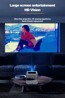 NÖRDIC Smart Touch Screen Projektor för Hemmabio och Presentationer