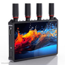 NÖRDIC Trådlös Portabel 7" skärm, video sändare och mottagare, 2.4G/5.0G, 4k HDMI INPUT / 1080p OUTPUT, 400m