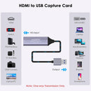 HDMI 4K 30Hz till USB3.0 adapter för videoinspelning USB-A och USB-C