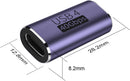 NÖRDIC USB4 förlängningsadapter hona till hona 40G 8K60Hz PD100W