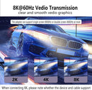 NÖRDIC USB4 vinklad adapter hane till hona 40G 8K60Hz PD100W