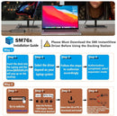 NÖRDIC USB-C Dockningstation 1 till 10 med 2xHDMI 4K60Hz 1xPD100W 1xRJ45 GigaLan 1xSD/MicroSD 2xUSB-A 1xUSB-C 1xAudio stöd MacBook M1, M2, M3, och M4
