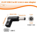 NÖRDIC USB-C to DC 5.5x2.1 adapter 12-19,5V