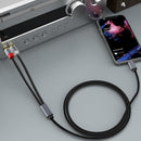 NÖRDIC USB-C till RCA ljudkabel 1,2m