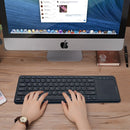 NÖRDIC trådlös 2,4G Tangentbord med pekplatta 78 tangenter IOS Android Windows Arabisk layout