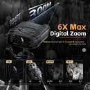 NVS-40 Kikare 4K HD med mörkerseende 6x digital zoom 300m jakt camping kikarsikte klocka observera objekt