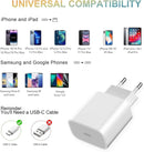 Väggladdare USB-C 20W PD