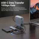 15 in 1 USB C Docking Station 4K@60Hz HDMI and DisplayPort, 3*USB 3.0, 2*USB 2.0, PD 100W Charg, 1000Mbps RJ45 Ethernet for Windows and Mac OS