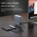 15 in 1 USB C Docking Station 4K@60Hz HDMI and DisplayPort, 3*USB 3.0, 2*USB 2.0, PD 100W Charg, 1000Mbps RJ45 Ethernet for Windows and Mac OS