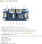 USB HUB HAT med 4 portar för Raspberry Pi Zero/A+/B/B+/2/3 – Stöd för USB-A och seriell felsökning via USB till UART