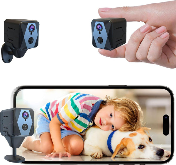 5GHz WiFi Hidden Mini Camera, 4K Wireless Indoor Security Cam