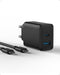 ANKER USB-C-laddare 2 portar 1xUSB-C 1xUSB-A 20W Snabbladdning med 150 cm USB-kabel