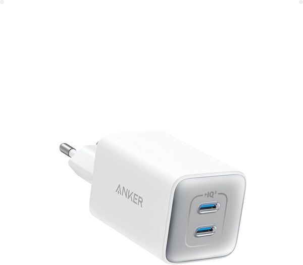 ANKER USB-C Nano-laddare 47W, 2-portars kompakt GaN-laddare