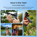 APEXEL 10X Tele-Macro Pro Dual Lens 2-in-1, Portable Clip-On Telephoto Macro Lens for Smartphones,