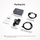 AV Access Dockningsstation och KVM-switch 2 till 3 DP till DP, 8K60Hz, 5x USB-A, 1x USB-C PD, 3.5mm AUX, SD-kortplats och 1Gbps ethernet