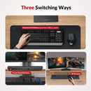 AV Access iDock B30 Dockningsstation och KVM-switch 3 till 2, Dual 4K Monitor för laptop + 2st Desktop-PCs, 4K@60Hz, 5xUSB-A, 1G Ethernet, 65W laddning för laptop, Ljud/Mikrofon, EDID