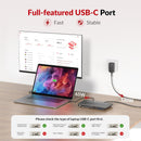 AV Access iDock B30 Dockningsstation och KVM-switch 3 till 2, Dual 4K Monitor för laptop + 2st Desktop-PCs, 4K@60Hz, 5xUSB-A, 1G Ethernet, 65W laddning för laptop, Ljud/Mikrofon, EDID