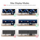 AV Access iDock B23 8K KVM-switch dockningsstation 2 till 3, stationär + bärbar dator till tre skärmar, (100W PD), 12-i-1, 8K@60Hz/4K@165Hz/1440P@240Hz