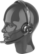 Accutone Sonar 280 Bluetooth USB-headset, trådlöst headset med mikrofon, aktiv brusreducerande mikrofon, 14 timmars batteritid