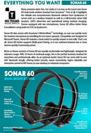 Accutone Sonar 60 Dual Bluetooth & USB trådbundet headset med brusreducerande mikrofon, lång batteritid för PC/Mac och telefoner
